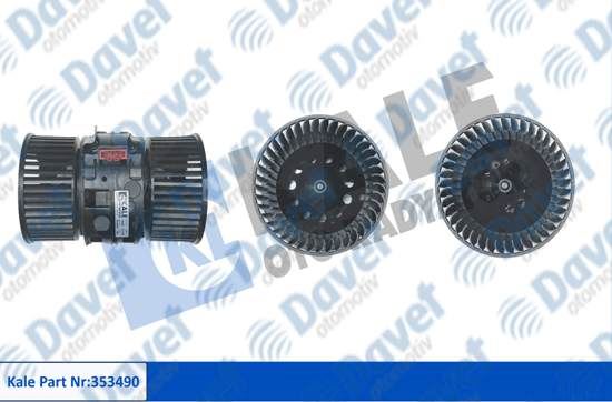 KALE 353490 Kalorifer Motoru Renault Scenic Iii 1.2tce 1.6/1.9/2.0dci 1.6 16v 09> Trafic Iii 1.6dci 14> (12v)